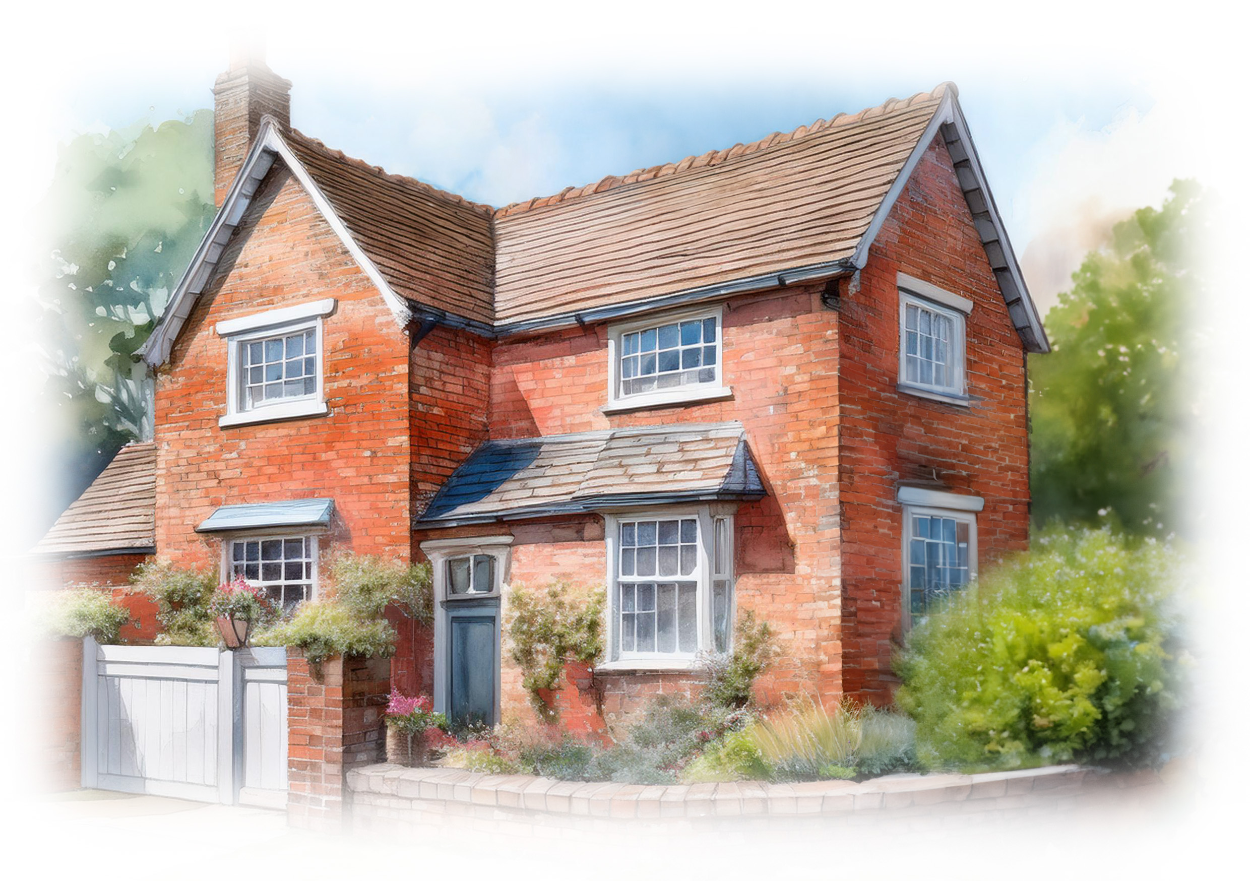 House type illustration